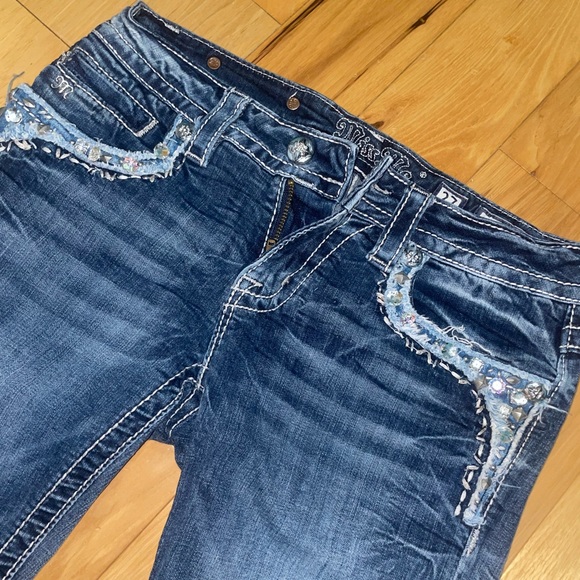 MISS ME jeans - Capri sz 27 - Picture 2 of 6